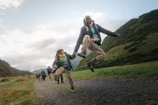 Beste Stimmung entlang der Strecke: Beim 53. Silvretta Ferwall Marsch genossen mehr als 1.500 Wanderbegeisterte die Bergwelt rund um Galtür. | Foto: TVB Paznaun – Ischgl