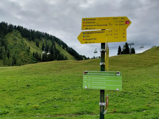 Viele Wandermöglichkeiten. Wir starten mit 4 Marmorsee Runde | Foto: H.Bachinger