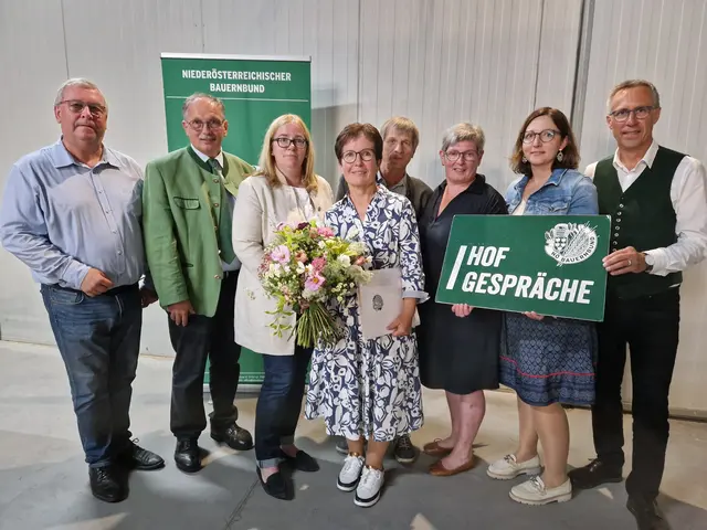 Friedrich Schechtner, Richard Hogl, Liane Bauer, Maria Winter, Manfred Waltner, Daniela Hagenbüchl-Schabl, Barbara Pletzer, Georg Strasser | Foto: Hogl