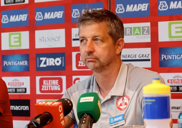 Unaufgeregt, locker und trotzdem fokussiert: so präsentierte sich Neo-GAK-Trainer Gerald Scheiblehner zum Amtsantritt in Graz.  | Foto: GEPA Pictures