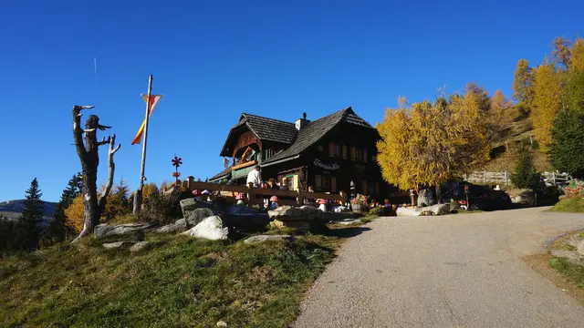 Die urige Lammersdorfer Hütte. | Foto: Lammersdorfer Hütte