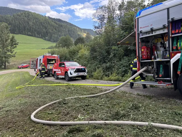 Insgesamt waren 22 Helfer im Einsatz.