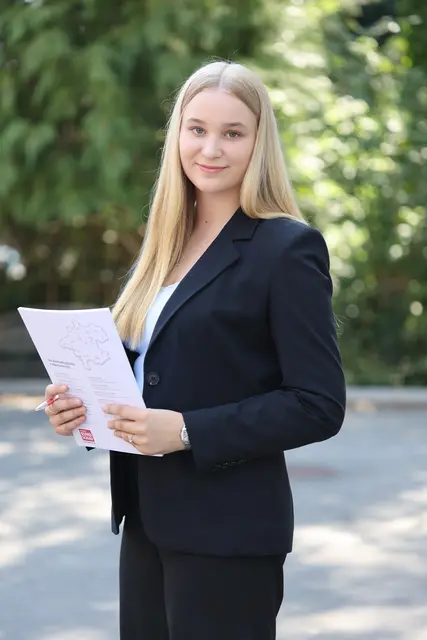 Laura Utz, Bankkauffrau-Lehrling bei der Raiffeisenbank Region Schärding