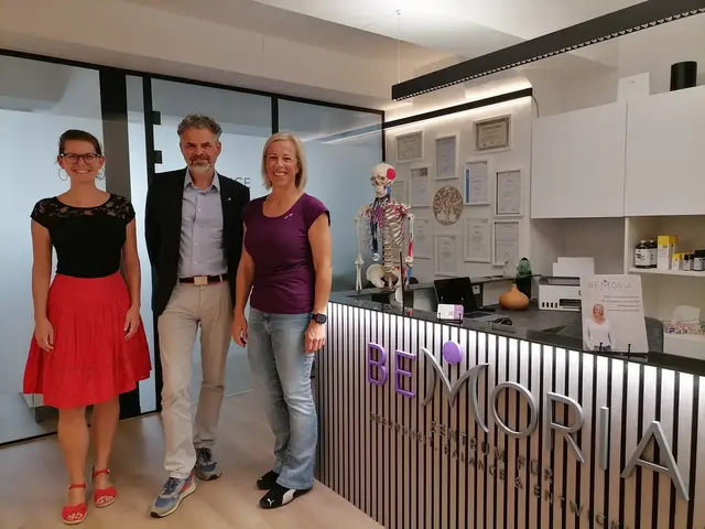 Vizebürgermeisterin Anna-Maria Demmelmayr, Innenstadtmanager Ralf Reiter, Bettina Mayr (Bemoria) (von links). 
 | Foto: Steyr / Stadt.Impuls
