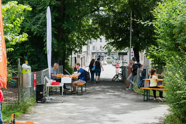 Bei "Expert*innen-Workshops", fünf Terminen im Park wurden zahlreiche Anregungen aus der Bevölkerung gesammelt. | Foto: GB*/Daniel Dutkwoski