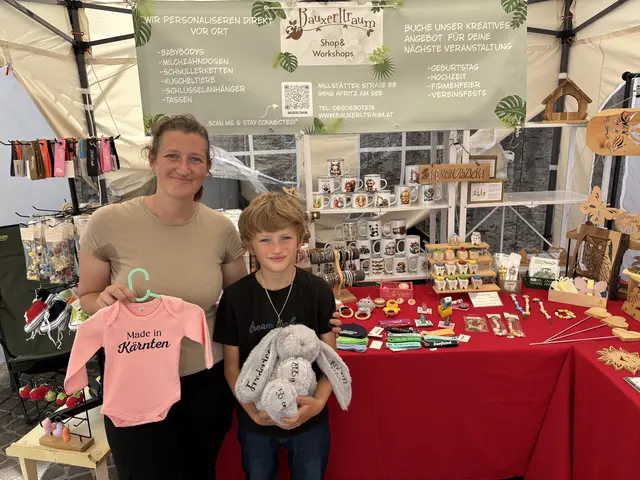 Unter dem Namen "Bauxerltraum" werden hier süße Produkte auch für Babys angeboten - made in Afritz am See.  | Foto: meinbezirk.at/Birgit Gehrke