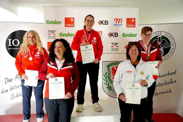 Barbara Pfurtscheller (SG Hall - Mitte) konnte bereits am ersten Wettkampftag mit Gold bei den Stehend aufgelegt Bewerben auf 50m in der Seniorinnenwertung 1 aufzeigen. | Foto: Christian Kramer / TLSB