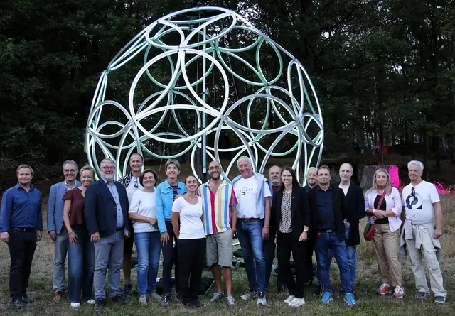 Zahlreiche Ehrengäste kamen zur Eröffnung der 9. Ausgabe von "Blockheide leuchtet". | Foto: Walter Kellner