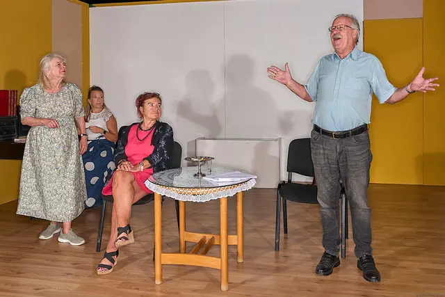 Irene Presoly, Christiana Mathe, Ingrid Ganster, Wolfgang E. Mayer | Foto: Hennersdorfer Kulturverein_Peter Papazek