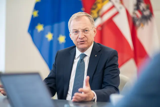 Thomas Stelzer (ÖVP) ist seit 2017 Landeshauptmann von Oberösterreich.  | Foto: Land OÖ/Mayrhofer