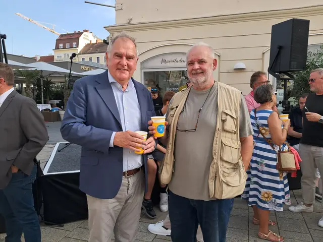 Franz Dinhobl im Gespräch mit Georg Pfaller. | Foto: Binder