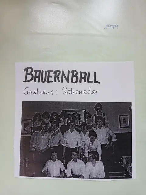 Landjugend Rappottenstein anno dazumal im Jahr 1979. | Foto: Landjugend Rappottenstein 