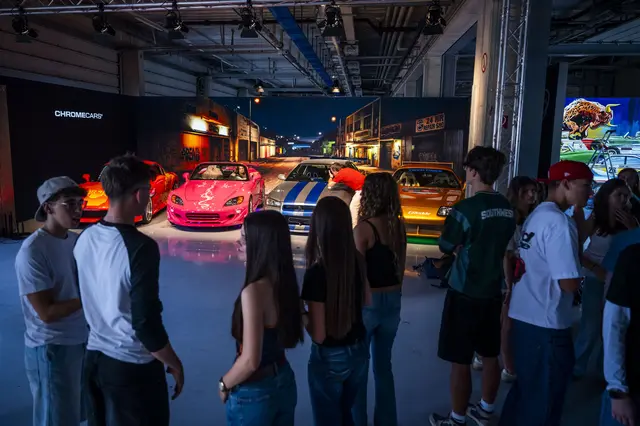 Die Hollywood-Autos sorgten für Staunen.