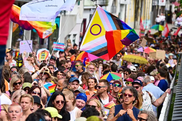 Bunte Salzkammer-Pride in Bad Ischl. | Foto: Wolfgang Spitzbart