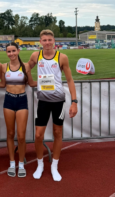 Marlene Pimeshofer und Fabio Pompe, hier bei einem früheren Wettkampf.  | Foto: KSV-LA