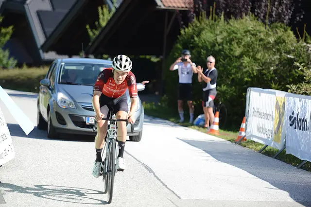 Ola Herheim vom Kärntner Continentalteam ARBÖ Kärnten Sport Feld am See schrieb am Verditz Geschichte. | Foto: Ewald Wandler