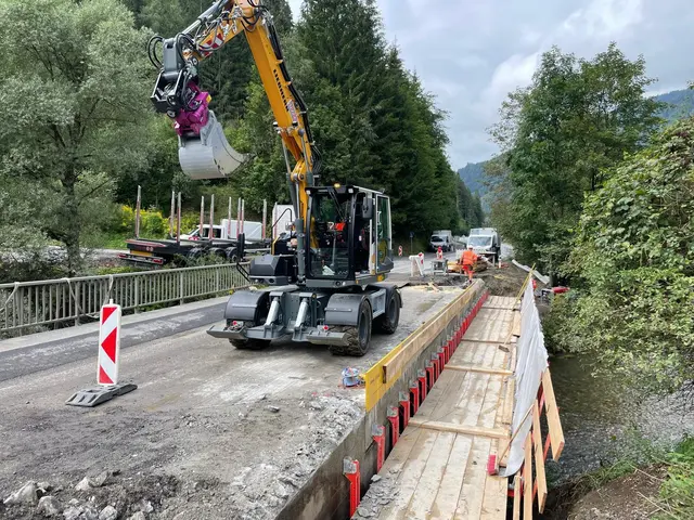 Die Arbeiten an der Murtal Straße in Murau haben begonnen.