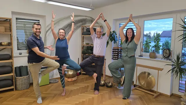 Beim Tag der offenen Tür der neuen YOGA-KLANG-OASE im CASA MOBILE herrschte den ganzen Tag über reges Treiben. | Foto: YOGA-KLANG-OASE