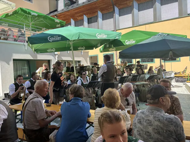 Die musikalische Begleitung beim Bauernfest in Werfen übernahm die Trachtenmusikkapelle Werfen. | Foto: Christian Amtmann