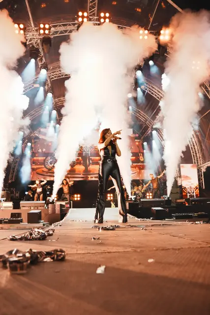Andrea Berg begeisterte beim Sommer-Open-Air im Tennisstadion Kitzbühel mit einer spektakulären Show und ihren größten Hits. | Foto: kitzmusik/Marcel Gartner