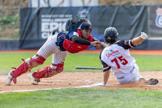 Die "Diving Ducks" machten ihrem Namen alle Ehre. Die Mannschaft aus Wiener Neustadt eine der erfolgreichsten österreichischen Baseball-Vereine. | Foto: Manfred Szieber