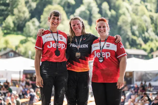 Silbermedaille und Rekordzeit: Für Juliana Einfalt (rechts) wurde Schladming zum Erfolgsschauplatz. | Foto: Stihl Timbersports