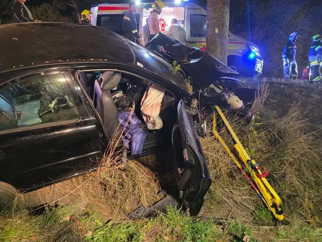 Rettungskräfte am Unfallort | Foto: FF Zwettl