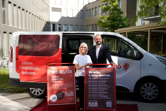 Bundesrätin Gabriele Kolar und SPÖ-Landesparteivorsitzender Max Lercher touren in den nächsten Wochen durch die Steiermark.  | Foto: SPÖ Steiermark
