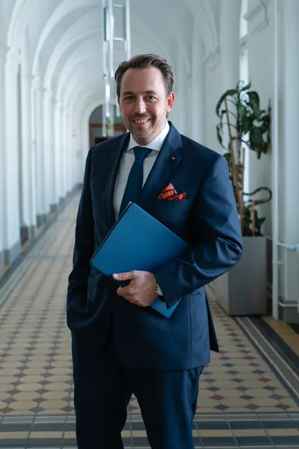 Derzeit jüngster Notar in Graz: Stephan Plankensteiner wurde mit 45 Jahren als öffentlicher Notar angelobt. | Foto: Rodarich