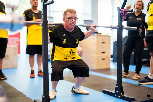 Marcel Golacz vom Team Dornau im Powerlifting | Foto: GEPA-Pictures/Special Olympics Österreich