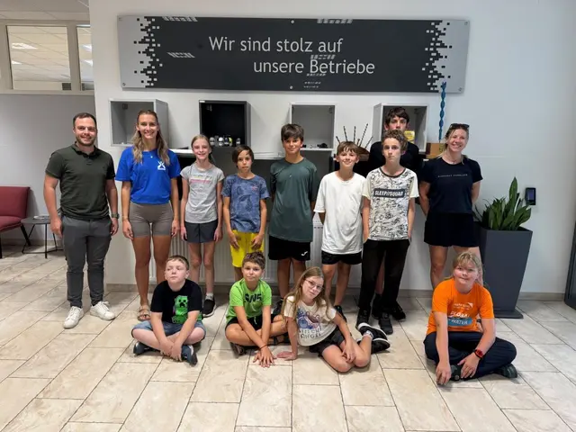 Die Kinder und Jugendlichen bei der „Active Coding Week“ in Deutschlandsberg