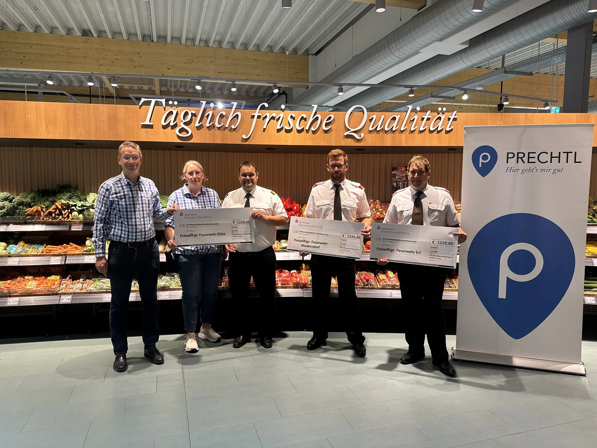 Lower Schranne: Generous donation for three fire departments from the ...