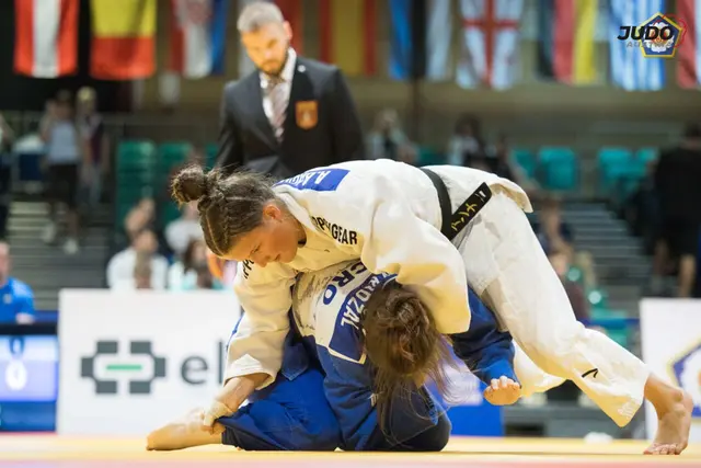 Anna Bachler von LZ-Multikraft Wels kann bei der Judo-Europameisterschaft ihr Talent zeigen und schafft es auf den zweiten Platz. | Foto: Erika Zucchiatti
