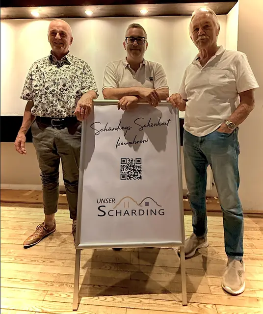 V. l.: Hermann Wick, Franz Aschenbrenner und Richard Armstark. | Foto: Richard Högl