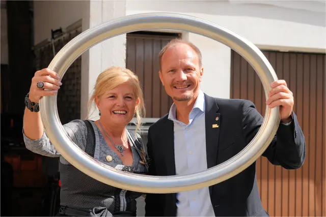 Organisatorin Angelika Rott und Bg. Johannes Anzengruber | Foto: Erich Staudinger
