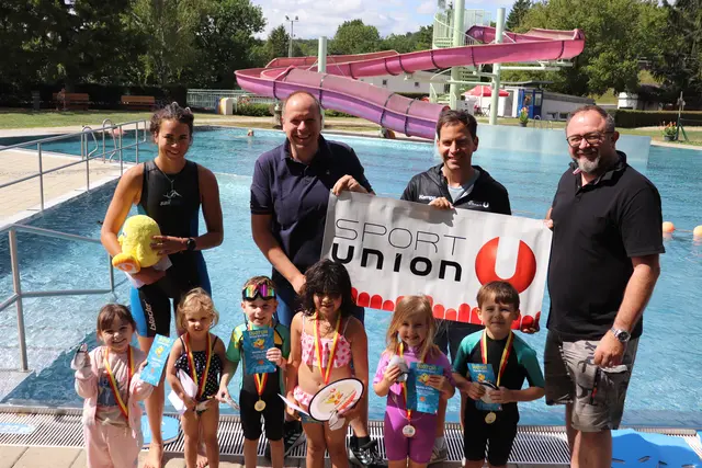 Die UGOTCHI-Schwimmtage fanden heuer an acht Standorten statt, darunter auch in Donnerskirchen. | Foto: Sportunion