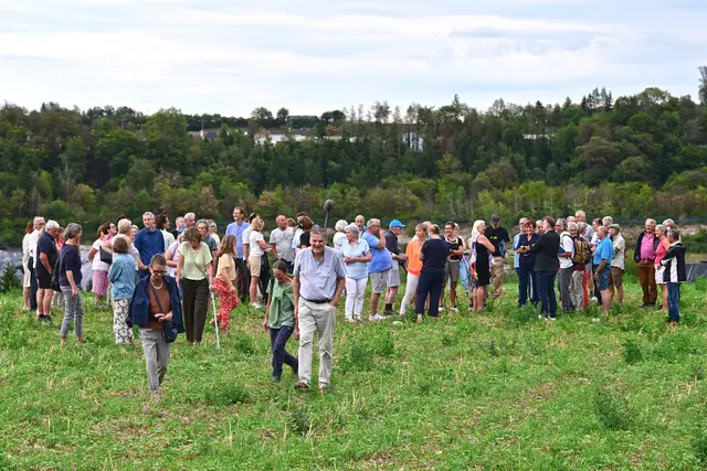 ORF "Konkret" fragte Bürger zur Zuschüttung der Altreifendeponie in Ohlsdorf, voraussichtlicher Sendetermin: Donnerstag, 17. September. | Foto: Wolfgang Spitzbart