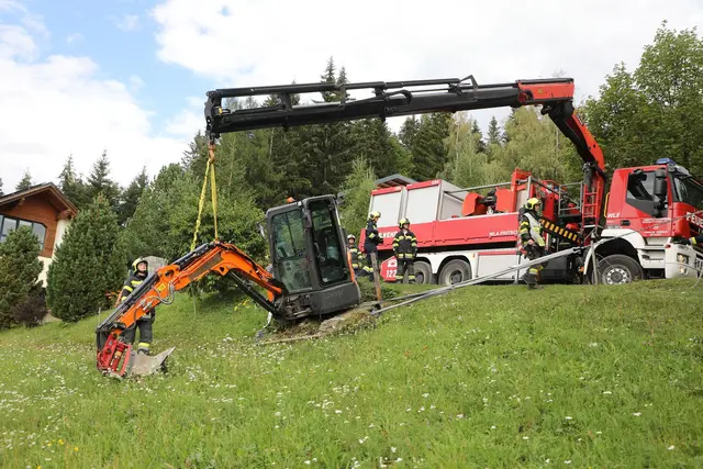 Die Feuerwehr musste zu einer Bergung ausrücken.