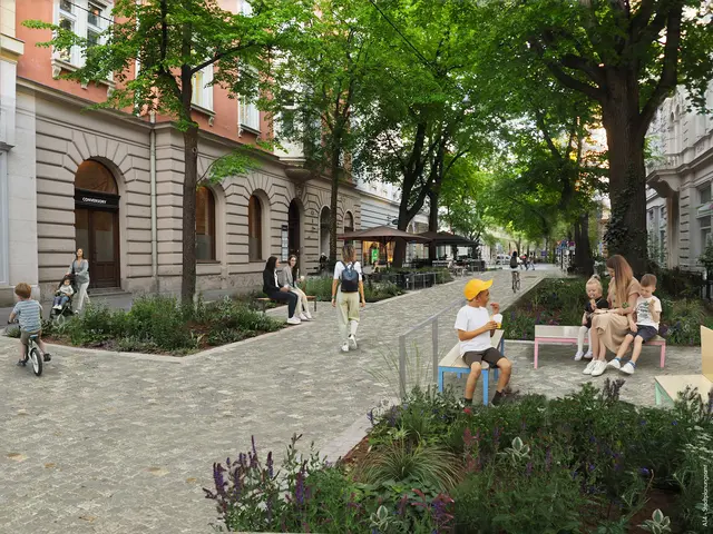 Um die Kaiserfeldgasse zu einer Begegnungszone zu machen und gleichzeitig die Lindenallee zu retten, sind nun umfangreiche Bauarbeiten bis September 2027 notwendig. | Foto: Stadtplanung Graz