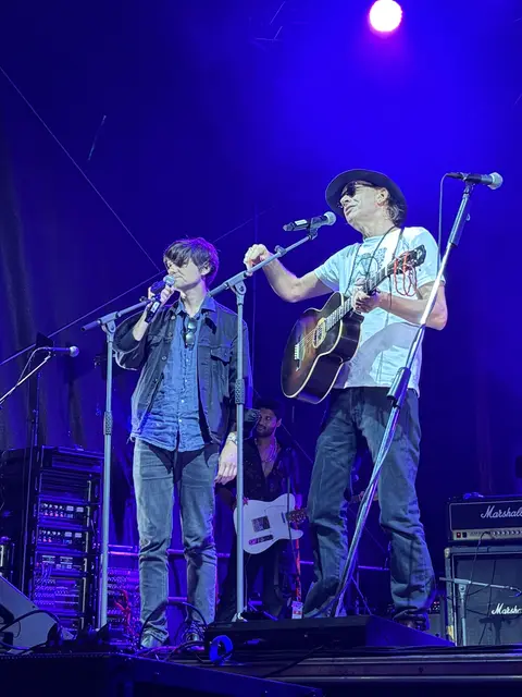 Nino aus Wien und Ernst Molden. | Foto: Lauren Fahrenberger / MeinBezirk