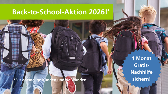 Jetzt gut ins neue Schuljahr starten mit der Back-to-School-Aktion!
