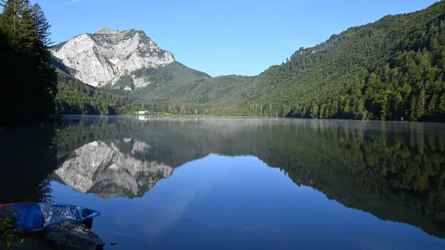 Der Langbathsee-Lauf ist immer wieder ein (Natur-)Erlebnis. | Foto: LC Ebensee
