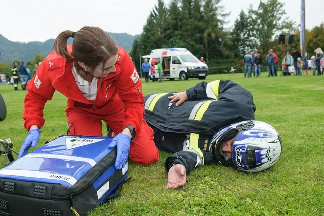 Beim Sicherheitstag in Nötsch werden Alltagssituationen aus dem Einsatzleben gezeigt. | Foto: Kärntner Zivilschutzverband