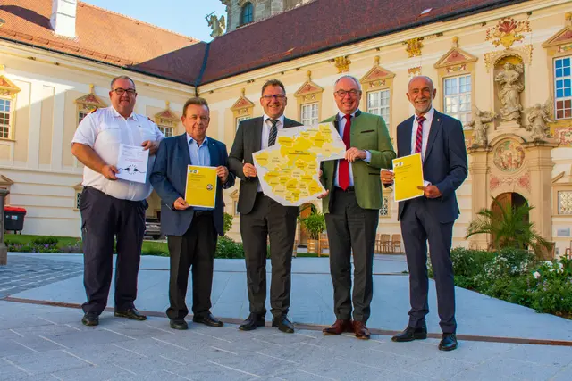 Edelmaier, Mold, Peham, Pernkopf, Schaden. | Foto: Stadtgemeinde Zwettl