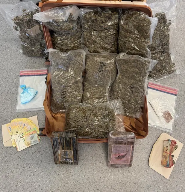 Festnahme nach Drogenfund: Kiloweise Kokain und Marihuana sichergestellt.  | Foto: LPD Wien