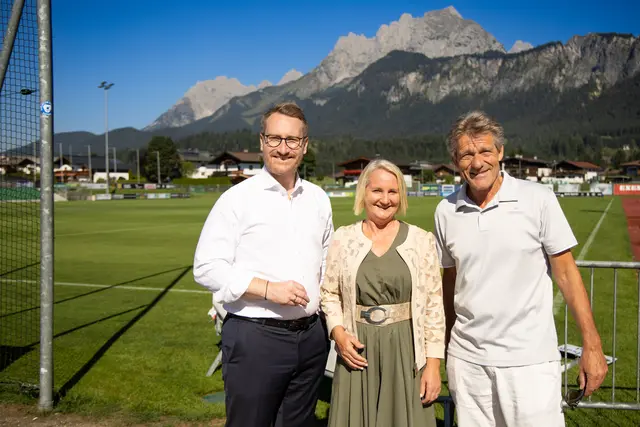LH-Stv. Philip Wohlgemuth, LA Claudia Hagsteiner und Vize-Bgm. Peter Wallner (v. li.). | Foto: Matt