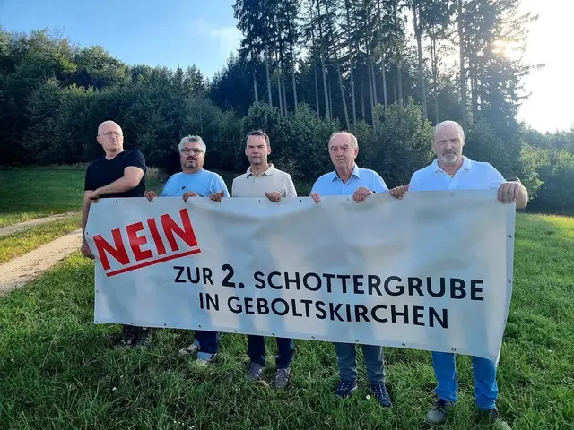 Die Gemeinde macht auf ihre Bedenken gegen die geplante Schottergrube aufmerksam. | Foto: Gemeinde Geboltskirchen