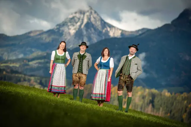 Auch der. Ennstaler Viergesang wird beim alpenländischen Volkskulturnachmittag in Bad Ischl dabei sein. | Foto: Ennstaler Viergesang