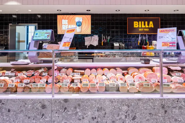 Die Feinkostabteilung im BILLA Team Haberler in Wiener Neustadt. | Foto: BILLA AG / Christian Dusek