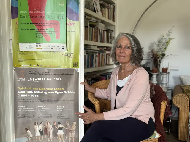 "Uns verbindet der Geist des Widerstands", sagt Eva Brenner über Egon Schiele. | Foto: Lauren Fahrenberger / MeinBezirk